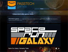 Tablet Screenshot of passtechgames.com